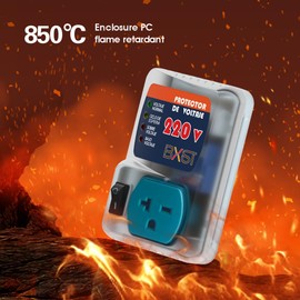 BXST One Outlet Plug Protector de tensión para el hogar protege contra sobretensiones de alto y bajo voltaje para refrigeradores