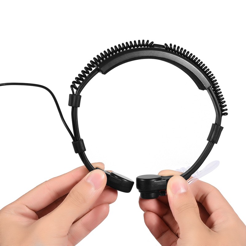 Throat Mic Headset Acoustic Tube Earpiece PTT for Baofeng UV5R