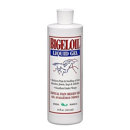 Absorbine Bigeloil Liniment Gel, Refreshing Topical Rub for Sore Muscles, Joints & Arthritis Pain, 14oz Bottle