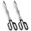 Grilling Tongs for Outdoor Grills - 2-Pack Combo Gift Set