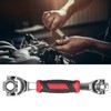 2Pcs 8 In 1 Socket Wrench Carbon Steel Multifunctional 360°