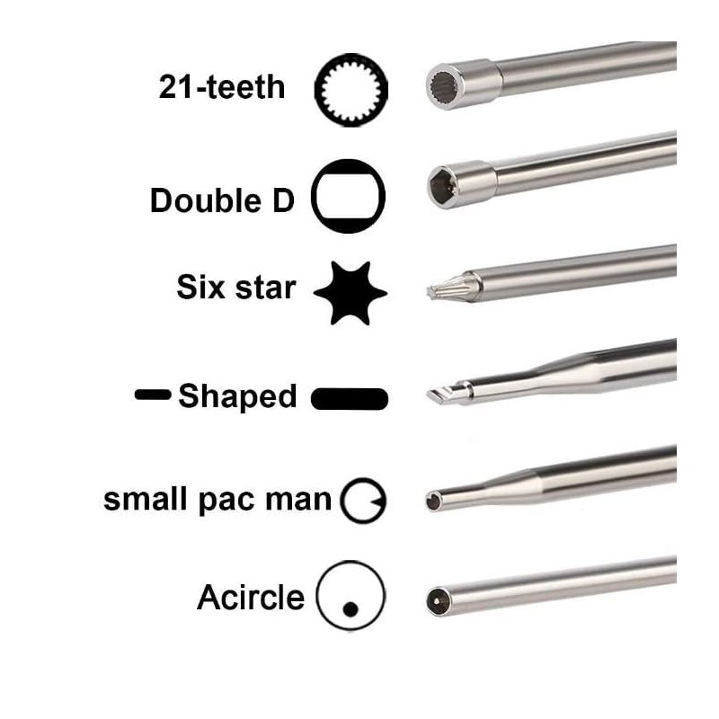 Hippotech 12 PCS Carburetor Adjustment Tool with Acircle Scredrivers for