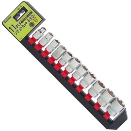 PAOCK SSPOWER 11pcs Socket Set S3-11 Insertion Angle: 0.37 inches (9.5 mm)