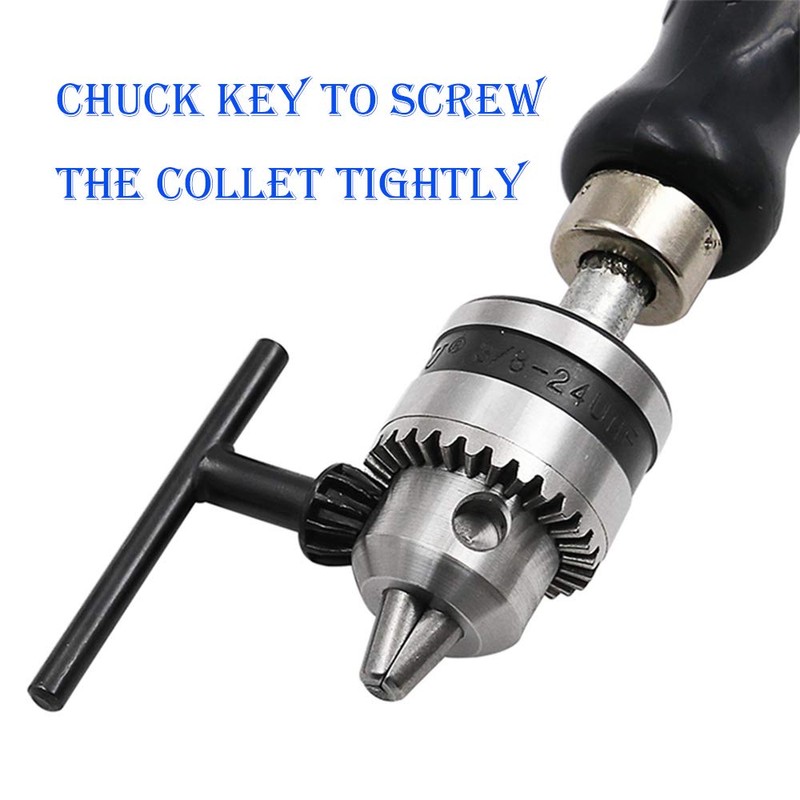 YAGSUW Hand Drill Bits Set 7 in 1 Manual Tool