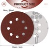 Sruhrak Pack of 70 Sanding Discs 125 mm Velcro Sandpaper