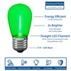 Novelty Lights Outdoor String Light Replacement Bulbs, 5 Pack S14
