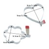 2 Pcs Stainless Steel Egg Rings with Anti Heat Handle