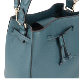 PAUL COSTELLOE Genuine Leather Multiway Bag - Versatile & Stylish Handbag with 6 Elegant Colour Options for Every Occasion, PEACE (MEDITERRANEA)