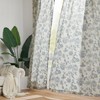 jinchan Linen Floral Curtains for Living Room, 96 Inches Long