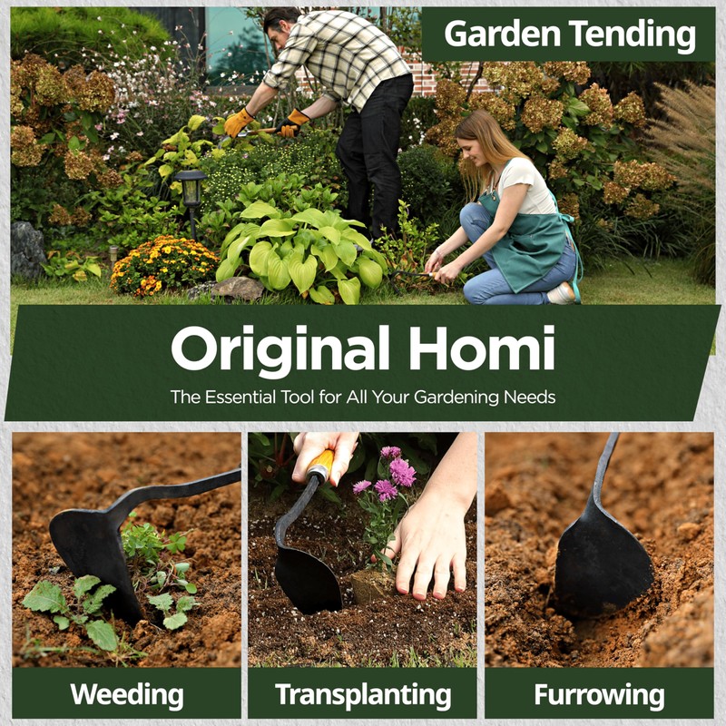 TOOLGATHER Original Homi Hand Hoe - Traditional Handmade Korean Garden