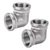 2 pieces 304 stainless steel angle 90°, 1/2 inch female