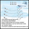 316 Stainless Steel Quick Release Pin for Bimini top, Marine