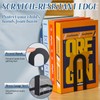 Chunful 3 Pairs Modern Metal Book Ends for Shelves Decorative