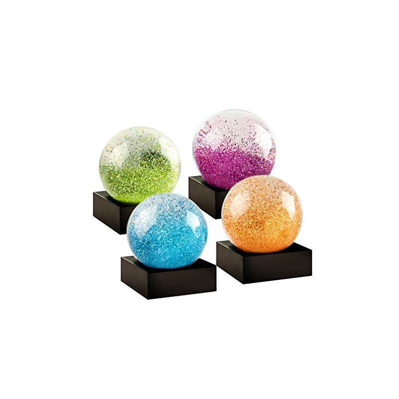 CoolSnowGlobes Jewel Mini Set of Four Snow Globes