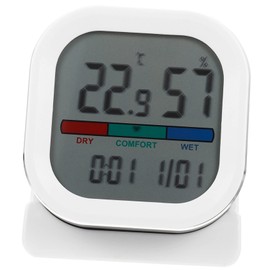 KONTONTY Practical Digital Hygrometer and Thermometer LCD Display for Accurate Indoor Temperature and Humidity Monitoring for Home Office Kitchen and Boys and Girls Room