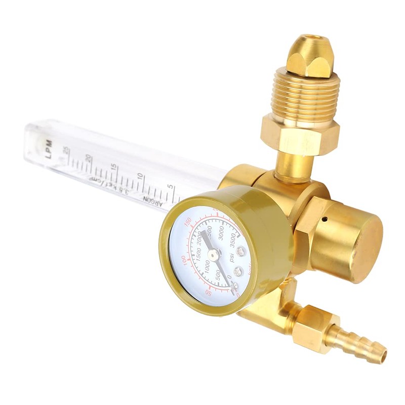 Argon CO2 Gas Meter Regulator, 0‑25 Lpm Adjustable Argon Regulator