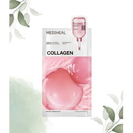 Mediheal Olive Young Mediheal Essential Mask Pack Collagen Core Elasticity 10 sheets / 올리브영 메디힐 에센셜 마스크팩 콜라겐 코어탄력 10매