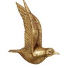Deco 79 Polystone Bird Home Wall Decor Metallic 3D Sculpted
