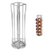 Coffee Capsule Stand 360° Rotation Anti Slip Thick Base Wrought