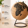 Cork Globe with Push Pins for Travel Memories – 3D