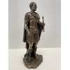 Gaius Julius Caesar in Roman Military Uniform Statue Bronze Finish