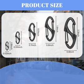 25PCS Zipper Clips Anti Theft,Double Opening Zippers Lock Zipper Pull Replacement,Multiple Size Zippers Locks Anti Theft for Backpacks,Purses, Handbags, Tents and Travel Bags