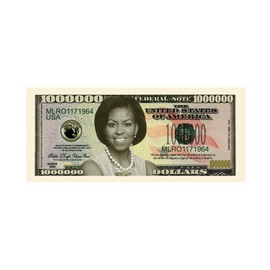 American Art Classics Set of 50 Bills - Michelle Obama (First Lady/First Family) Million Dollar Bill