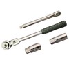Young Wolf 6" Adjustable 4 Way Ratchet Wrench Handle, 3/8