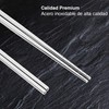 5 Pairs Stainless Steel Chopsticks Reusable Dishwasher Safe Lightweight and