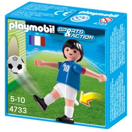 Playmobil 4733 Sports and Action Soccer Player from France - White