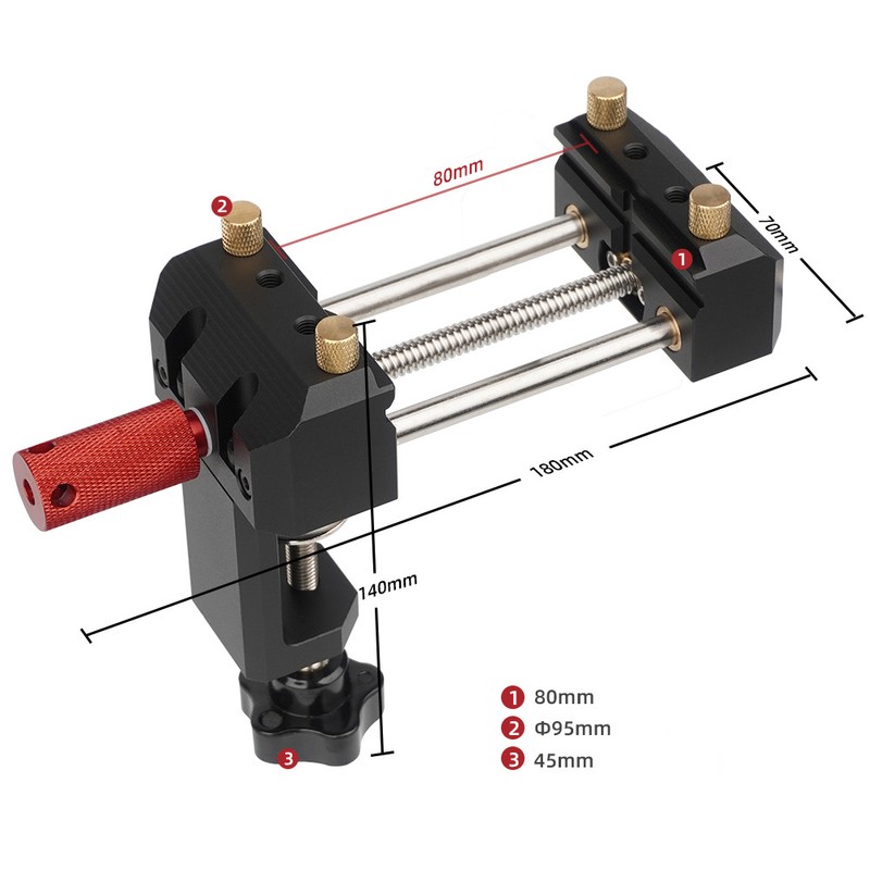 [通拓商品]Aluminium Alloy Precisions Table Clamps Multi-function Mini Table Clamp Household