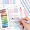218Pcs Book Annotation Kit, Sticky Notes Annotation Tabs with Highlighers,