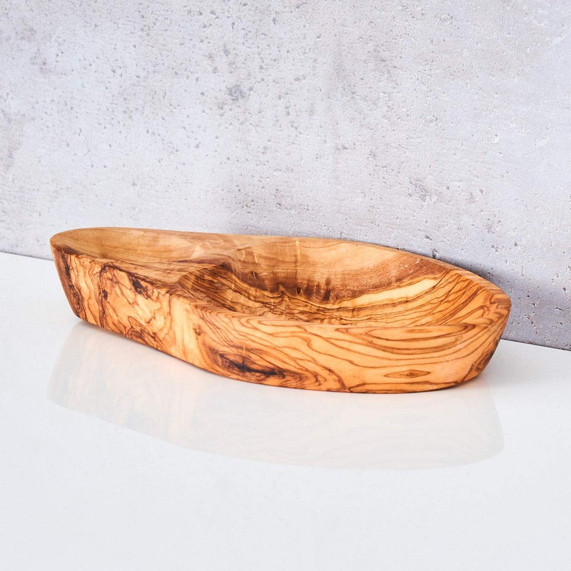 Schale ca. 16x10cm Olivenholz Dip Antipasti Unikat Olivenschale Holzschale Dekoschale