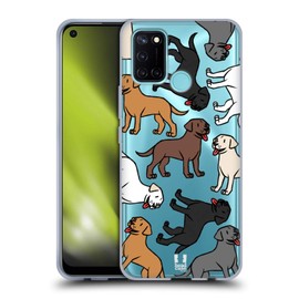 Head Case Designs Labrador Retriever Hunderasse Muster 2 Soft Gel Handyhülle Hülle kompatibel mit Realme 7i / C17