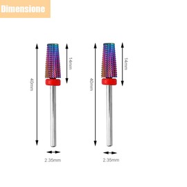 Bestgle Tapered Nail Cutter Set of 2 Professional Tips for Router Cutter Nail Cutter Remover Gel Acrylic Medium Set of Cutters