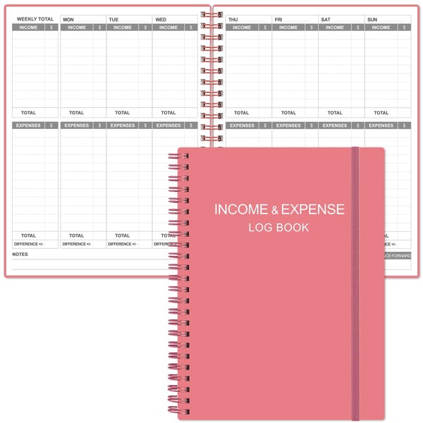 Heveboik Income & Expense Log Book - A4 Income and