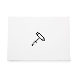 Corkscrew Prepare Food Preparation Make, quality rubber stamp, ideal for crafts scrapbooking invitations cards and tags CCSTA-25314