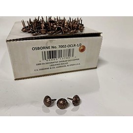 No. 7002-0CRL 1/2 – Overlap Old Copper Lacquered Rolled. UPC13780. 1000pcs/box