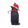 Nemesis Now Candy Cane Cat Hanging Ornament (LP) 9cm, Red,
