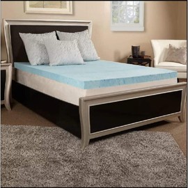 FoamRush 2" Inch Gel Cooling Memory Foam Mattress Topper - Twin XL Size Made in USA 2" x 38" x 80"