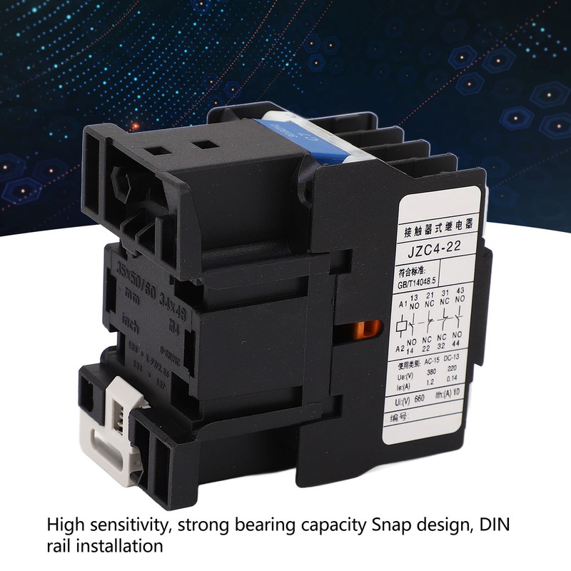 2 Poles AC Contactor 3 Phase 2NO 2NC Electric Contactor