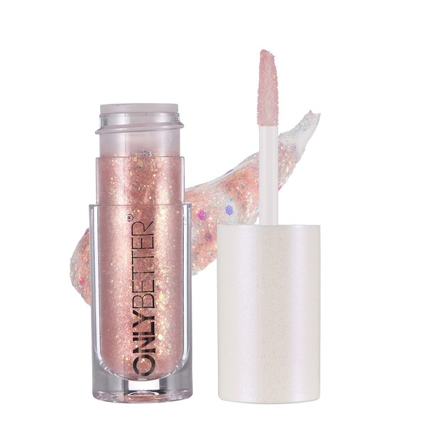 Liquid Glitter Eyeshadow, Long Lasting, Quick-Drying, Shimmer Waterproof Liquid Eye