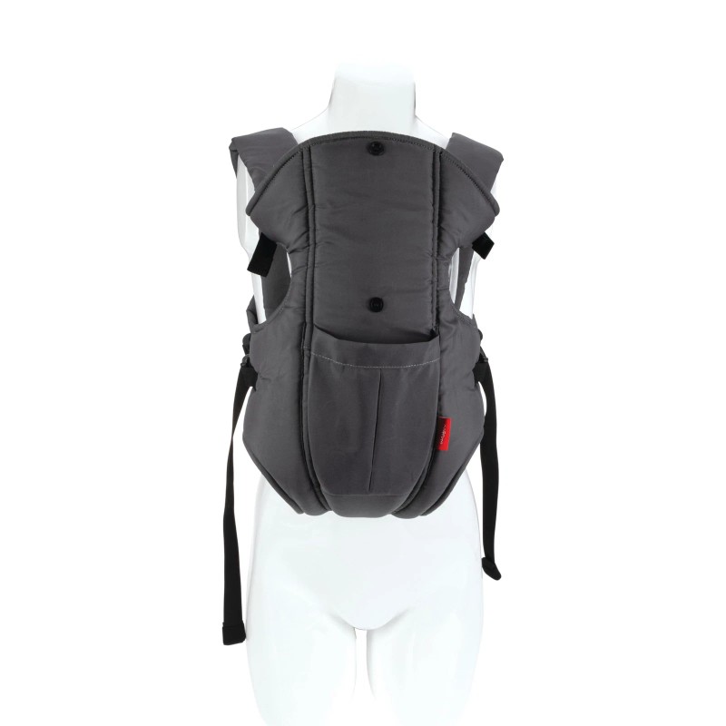 Nuby Deluxe Grey Baby Carrier Newborn to Toddler Ergonomic Comfort