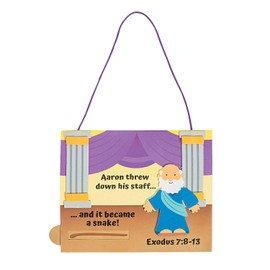 Aaron Staff Sign Craft Kit - Crafts for Kids and Fun Home Activities