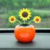 1 Pc Cute Sunflower Solar Powered Dancing Flower, Decoration Gift,