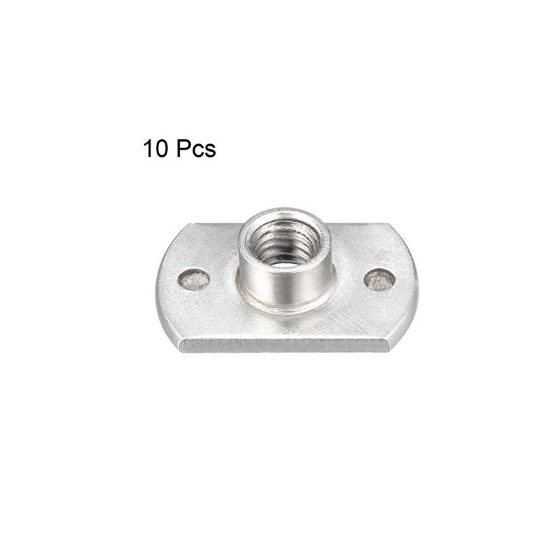 uxcell Weld Nuts,M6 Tab Base UNC Carbon Steel Machine Screw