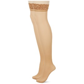 Charnos Women's 15 Denier Hold up Stockings, Gold (Sherry 734), S UK