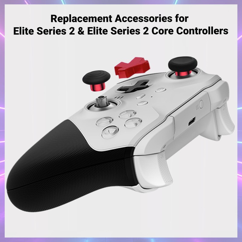 Elite Series 2 Gaming Controller Accessories Kit with Thumbsticks, D-Pads,