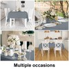smiry Table Cloth Wipe Clean Rectangular 140x180 cm, Wipeable Water