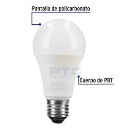 Volteck LED-100FX4 Pack of 4 LED lamps A19 14 W daylight, box